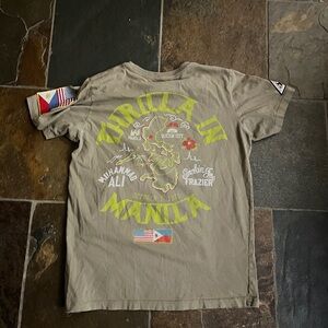 Roots of Fight Thrilla in Manilla Shirt - Olive